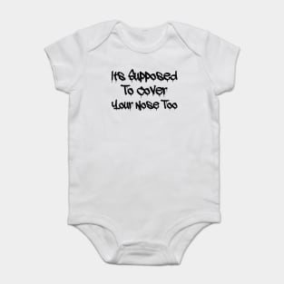 Funny Mask alternative Baby Bodysuit